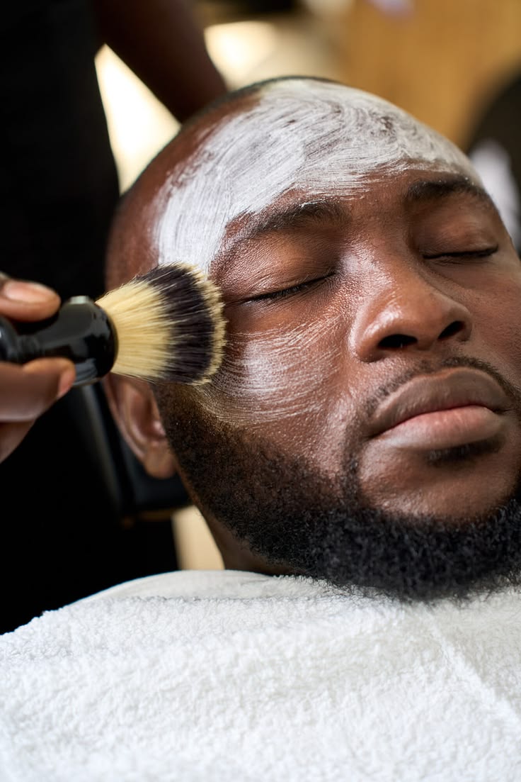 Premium facial skincare treatment with a soft spa-style glow